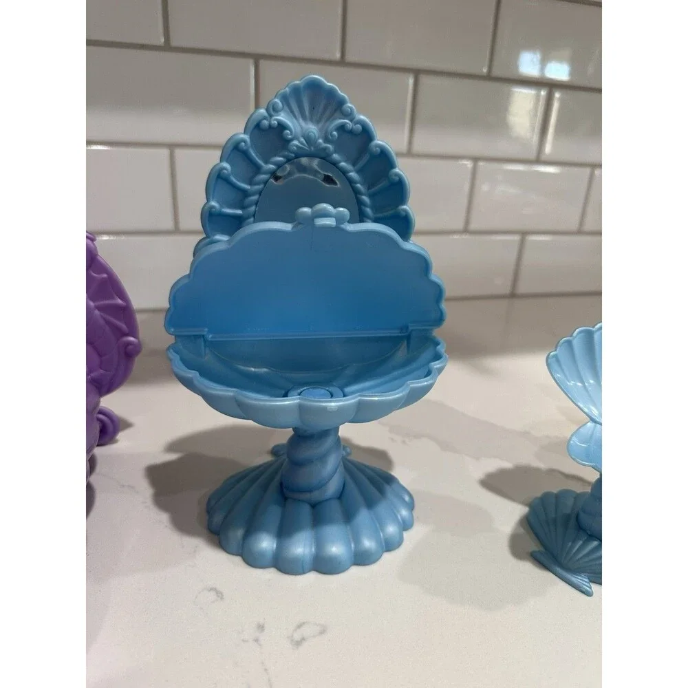 Rare Vintage Retro Disney little mermaid Ariel Purple shell bed Princess Y2K Set